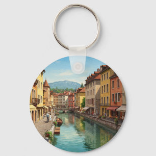 Annecy France  Key Ring
