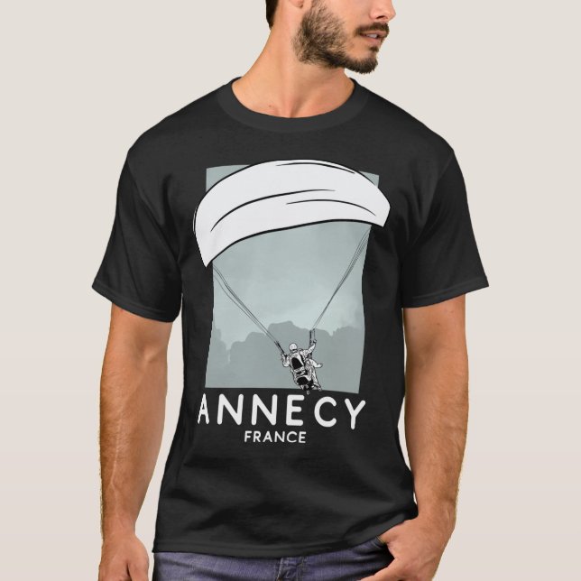 Annecy France Paragliding Essential T-Shirt (Front)