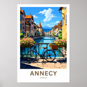Annecy France Travel Print