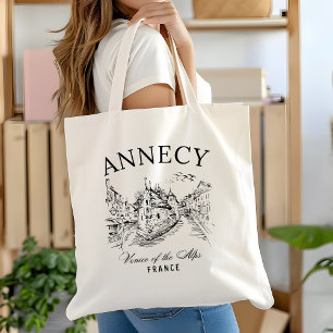 Annecy France Venice of the Alps Tote Bag