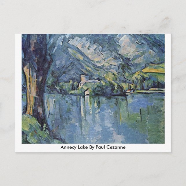 Annecy Lake By Paul Cezanne Postcard (Front)