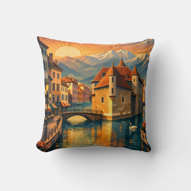 Annecy Ville Cushion (Front)