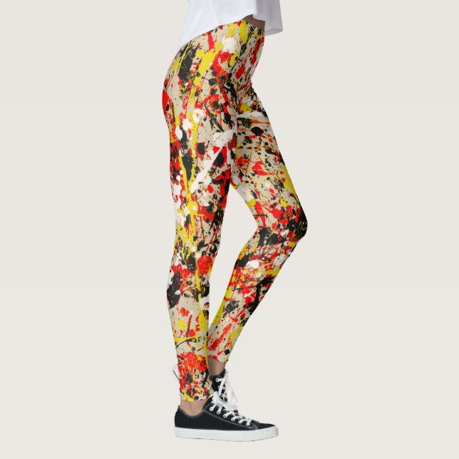 Annelisa No. 7 Abstract Leggings (Right)