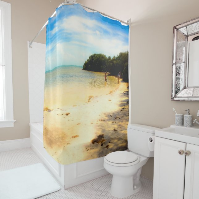 Anne's Beach, the Florida Keys Shower Curtain (In Situ)