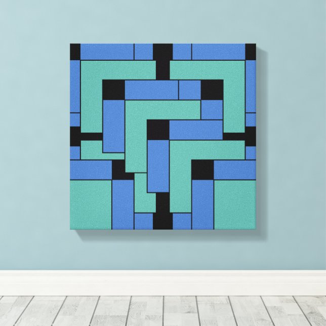 Annexe Stretched Canvas Print (Insitu(Wood Floor))