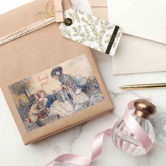 Annie French A Fairytale Rectangular Sticker (Gifting)