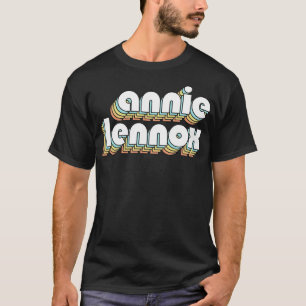 Annie Lennox Retro Rainbow Typography Faded Style T-Shirt