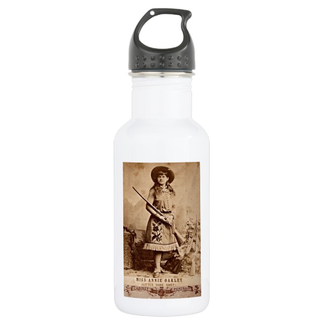 Annie Oakley Sepia 532 Ml Water Bottle (Front)