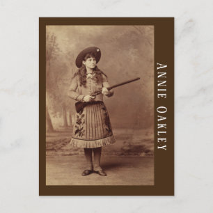 Annie Oakley Sharpshooter  Postcard