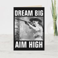 ANNIE OAKLEY WITH GUN, BIRTHDAY GREETING CARDS
