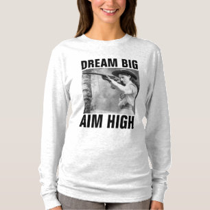 ANNIE OAKLEY WITH GUN Ladies T-Shirts
