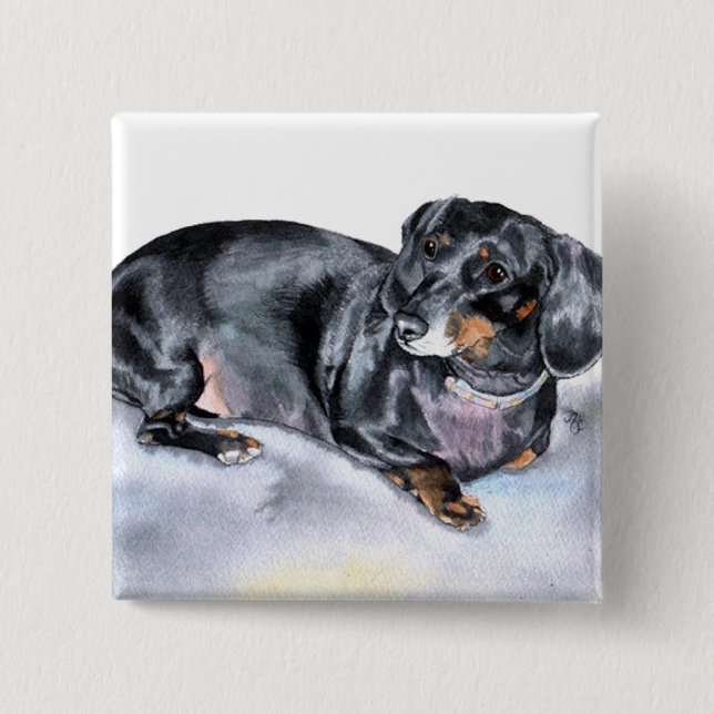 Annie the Dachshund Buttons (Front)