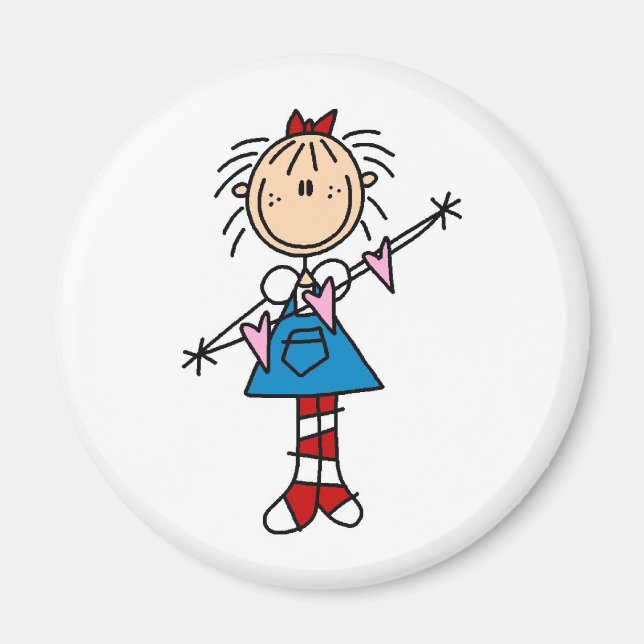 Annie With Hearts Magnet (Front)