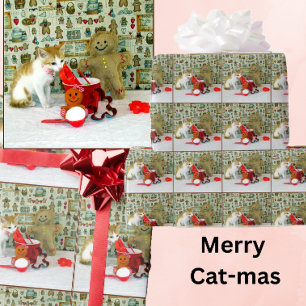 Annie's Gingerbread Cookies - Cat / Kitten Wrapping Paper