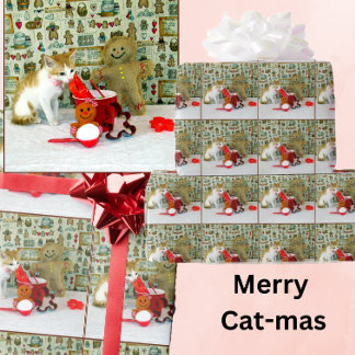 Annie's Gingerbread Cookies - Cat / Kitten Wrapping Paper