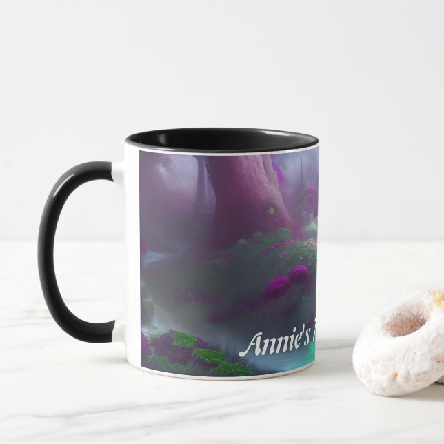 Annie's Morning Tea Personalised Customisable Mug (With Donut)