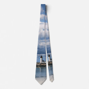 Annisquam Lighthouse, Gloucester MA c1904 Tie