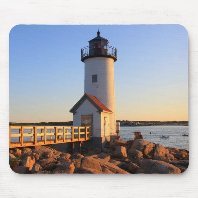 Annisquam Lighthouse Gloucester Mouse Mat (Front)