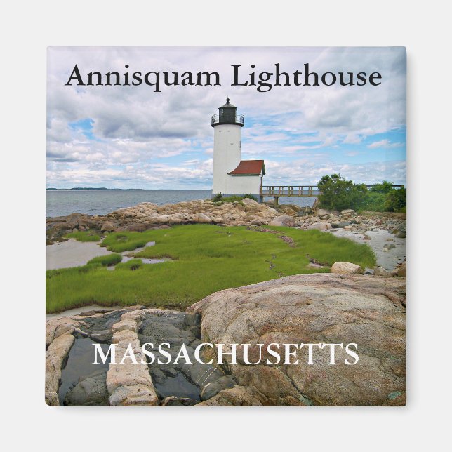 Annisquam Lighthouse, Massachusetts Magnet (Front)