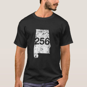 Anniston Florence Huntsville Area Code 256 Alabama T-Shirt