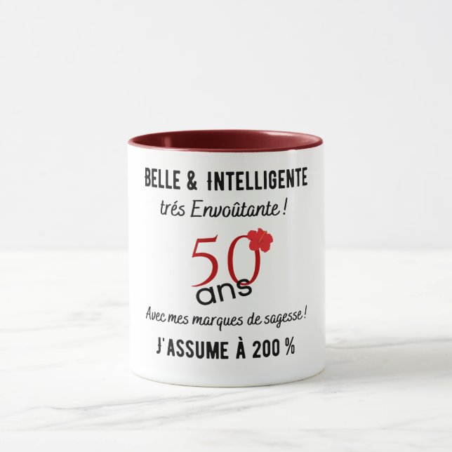anniversaire 50 ans mug (Center)