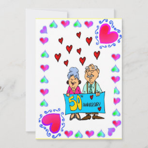 Anniversary - 50th Gold Invitation