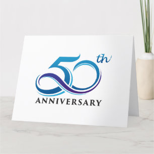Anniversary 50th thank you card