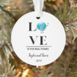 Anniversary Acrylic Ornament (Personlized)<br><div class="desc">Acrylic ornament perfect for Anniversary or Wedding gift. Customise with your name and date.</div>