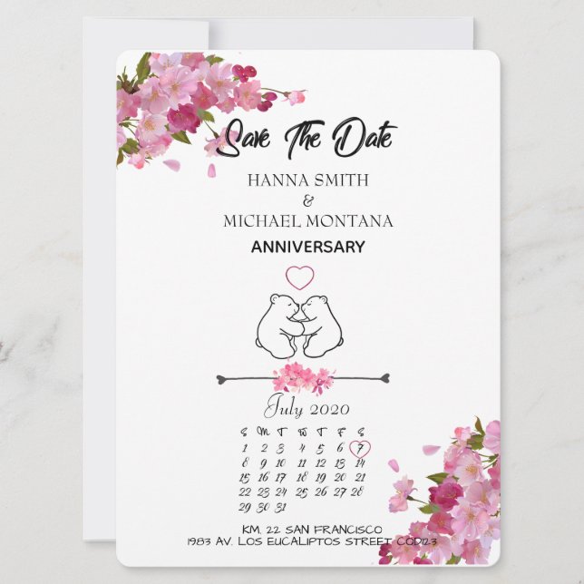 ANNIVERSARY / ANIVERSARIO INVITATION (Front)