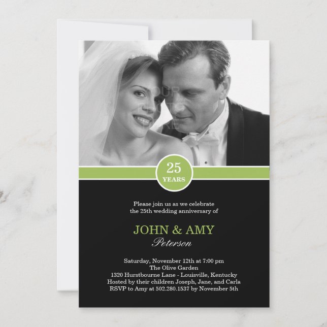 Anniversary Band Anniversary Invitation (Front)