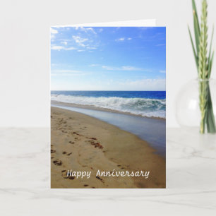 Anniversary Beach Card