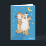Anniversary Bears Card<br><div class="desc">Two bears dance happily in the moonlight. Fred and Ginger are impressed.</div>