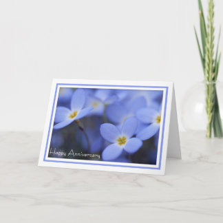 Anniversary - Bluettes Greeting Card