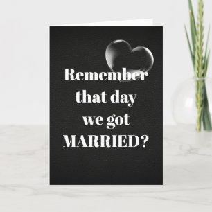 Anniversary Bubble Heart on Leather Card