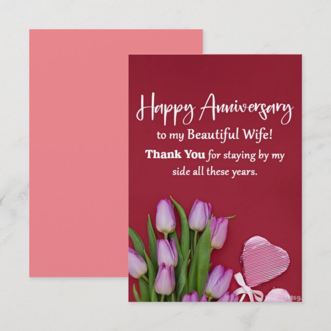 Anniversary Card (Front/Back)
