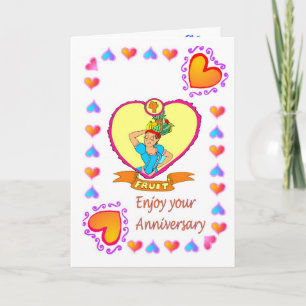 Anniversary card - 4th fruit