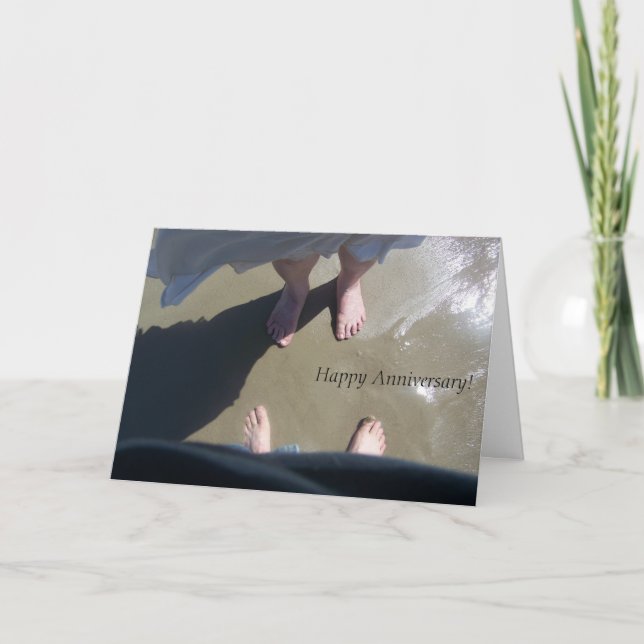 Anniversary  card for long married couple. (Front)