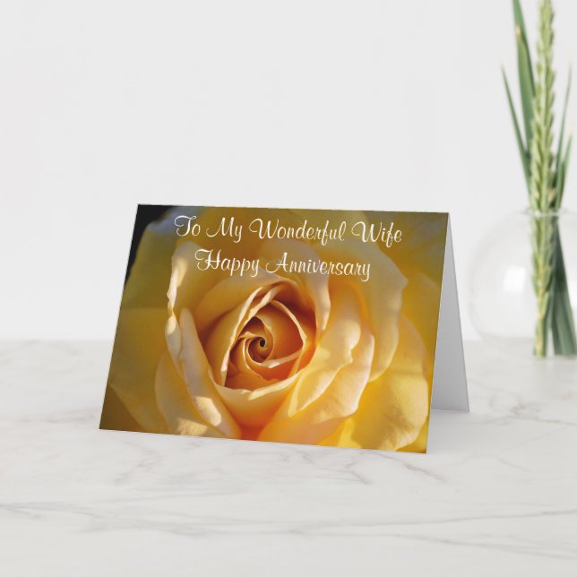 Anniversary Card For Wife (Front)