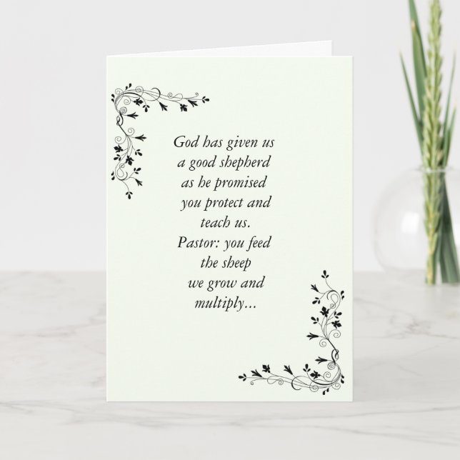 Anniversary Card _Pastor (Front)