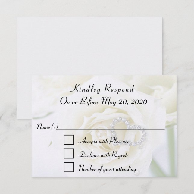 Anniversary Celebration RSVP Card (Front/Back)