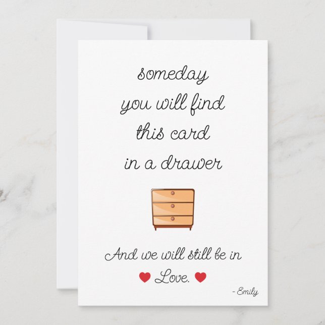 Anniversary Christmas Gift Card For Boyfriend  (Front)