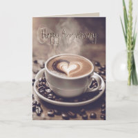 Anniversary Coffee With Heart