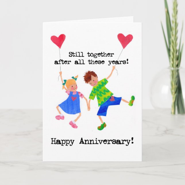 Anniversary Congratulations Card (Front)