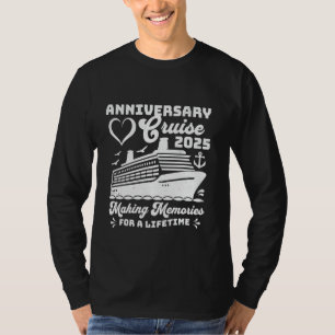 Anniversary Cruise 2025 Matching Couples Group Vac T-Shirt