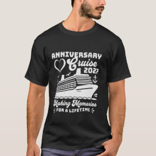 Anniversary Cruise 2027 Matching Couples Group Vac T-Shirt