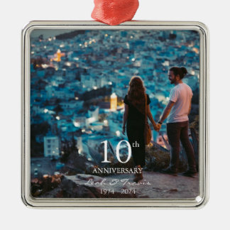 Anniversary custom photo wedding chic white font metal tree decoration