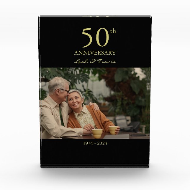 Anniversary custom photo wedding modern (Front)