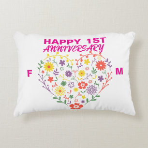 Anniversary Decorative Cushion