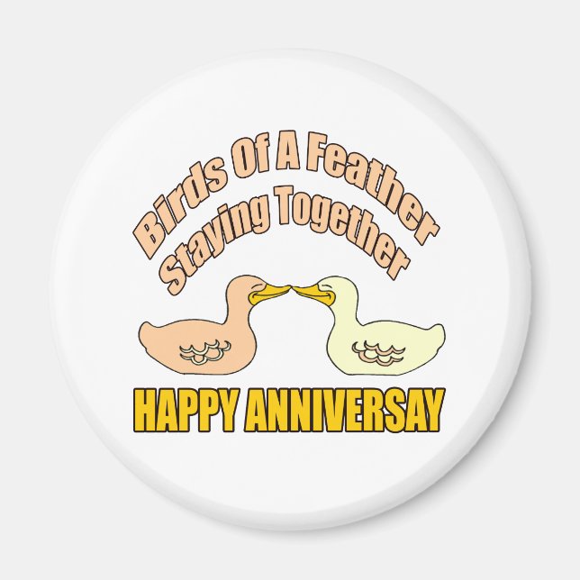 anniversary ducks t magnet (Front)