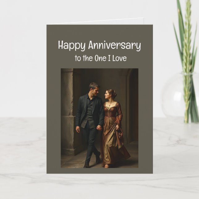 Anniversary for Husband, Wife or Partner Love Fun Card (Front)